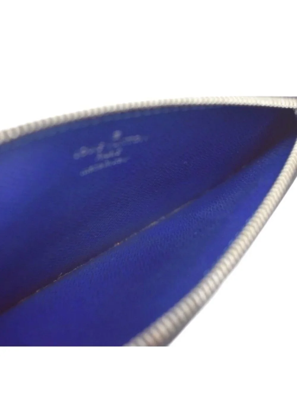 Louis Vuitton Monogram Taigarama Coin Card Holder Blue